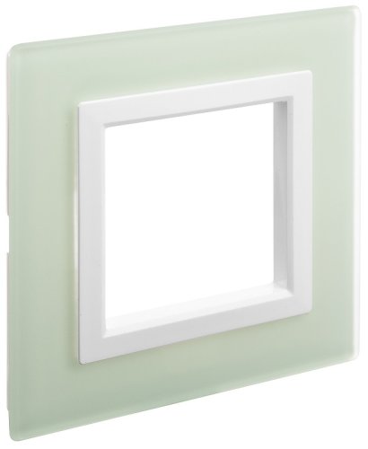 Рамка универсальная DKC Avanti 1-м. стекло светло-зеленый картинка